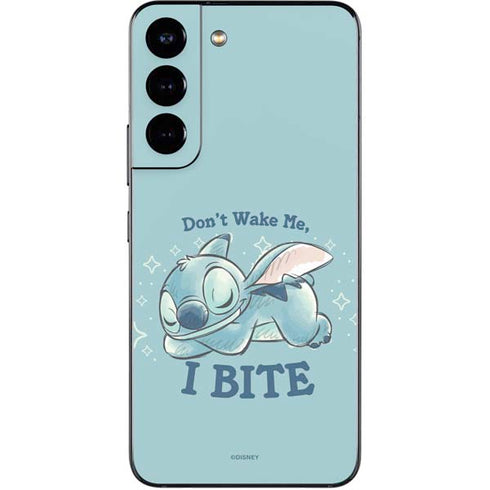Disney Lilo and Stitch Dont Wake Me I Bite Galaxy S22 Skin